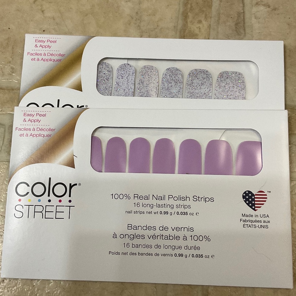 Color Street - lot of 2 - Fashion Prague-er & I Want Scandi - sealed